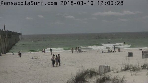 Saturday Noon Beach and Surf Report 3/10/18