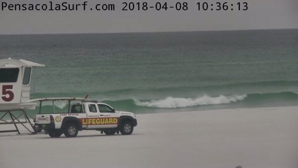 Sunday Mid-Day Beach and Surf Report 4/8/18